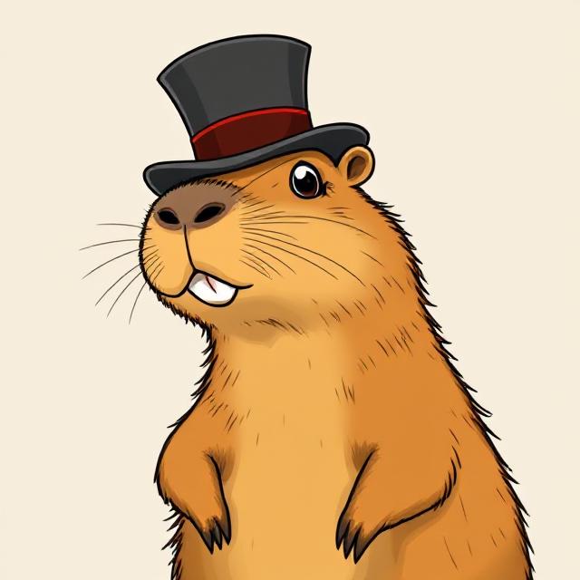 cartoon_capybarawith_top_hat_0