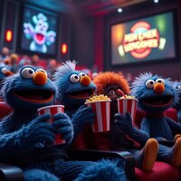 Muppets Watching Movie