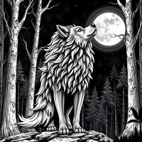 Mystical Wolf Spirit