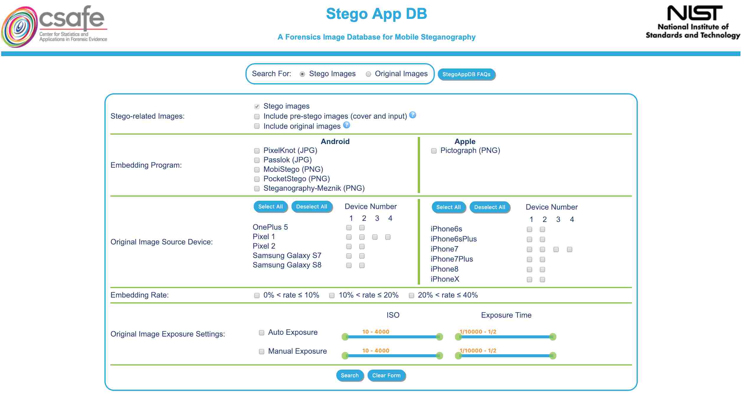 StegoAppDB: a Steganography Apps Forensics Image Database | DeepAI
