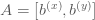 A = [b^{(x)},b^{(y)}] 