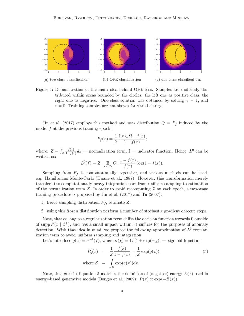 1 E Class Classification An Anomaly Detection Method For Highly Imbalanced Or Incomplete Data Sets Deepai