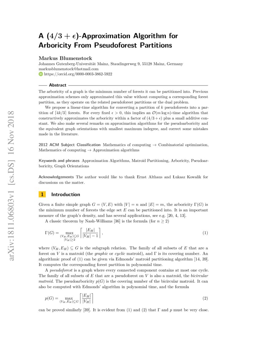 Approximation Algorithm For The Partition Problem – WHECEG