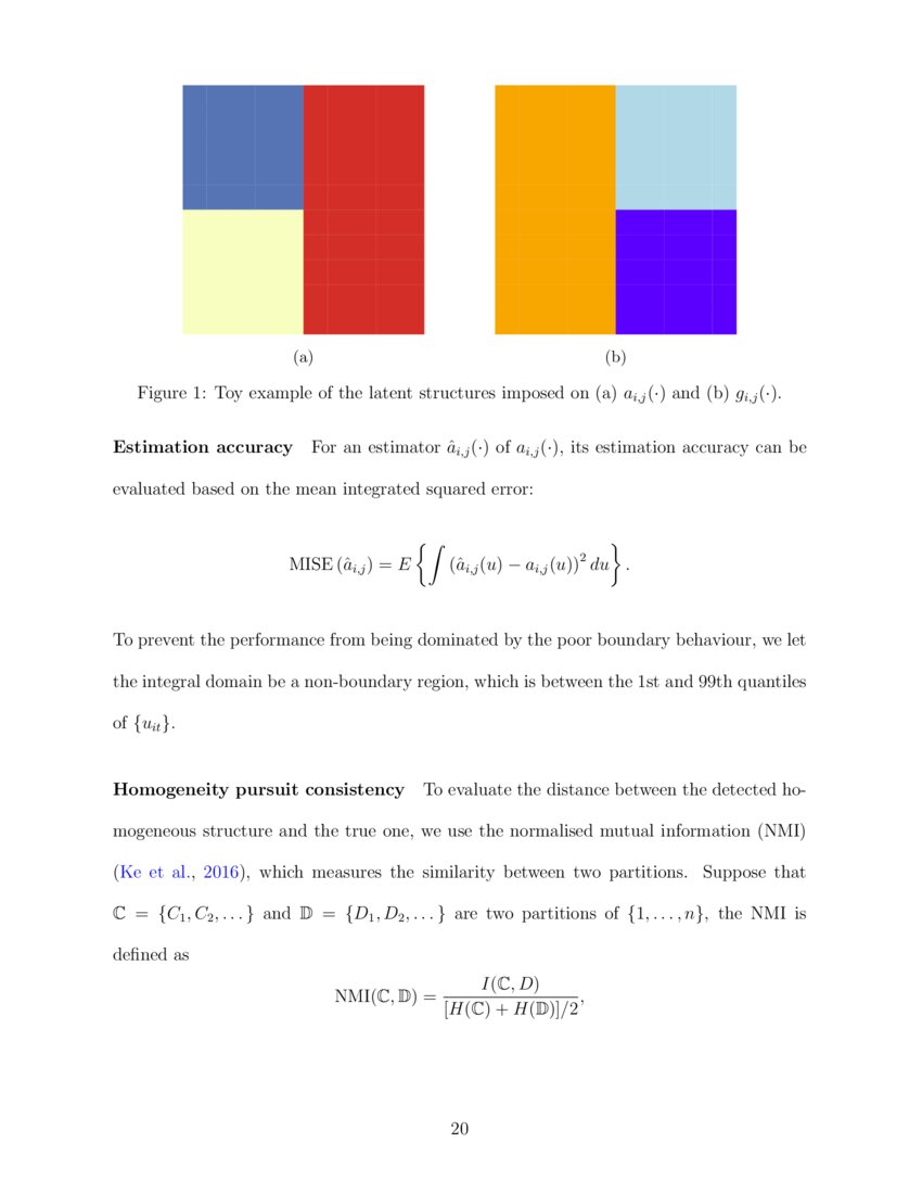 A Class of Semiparametric Models with Homogeneous Structure for Panel ...