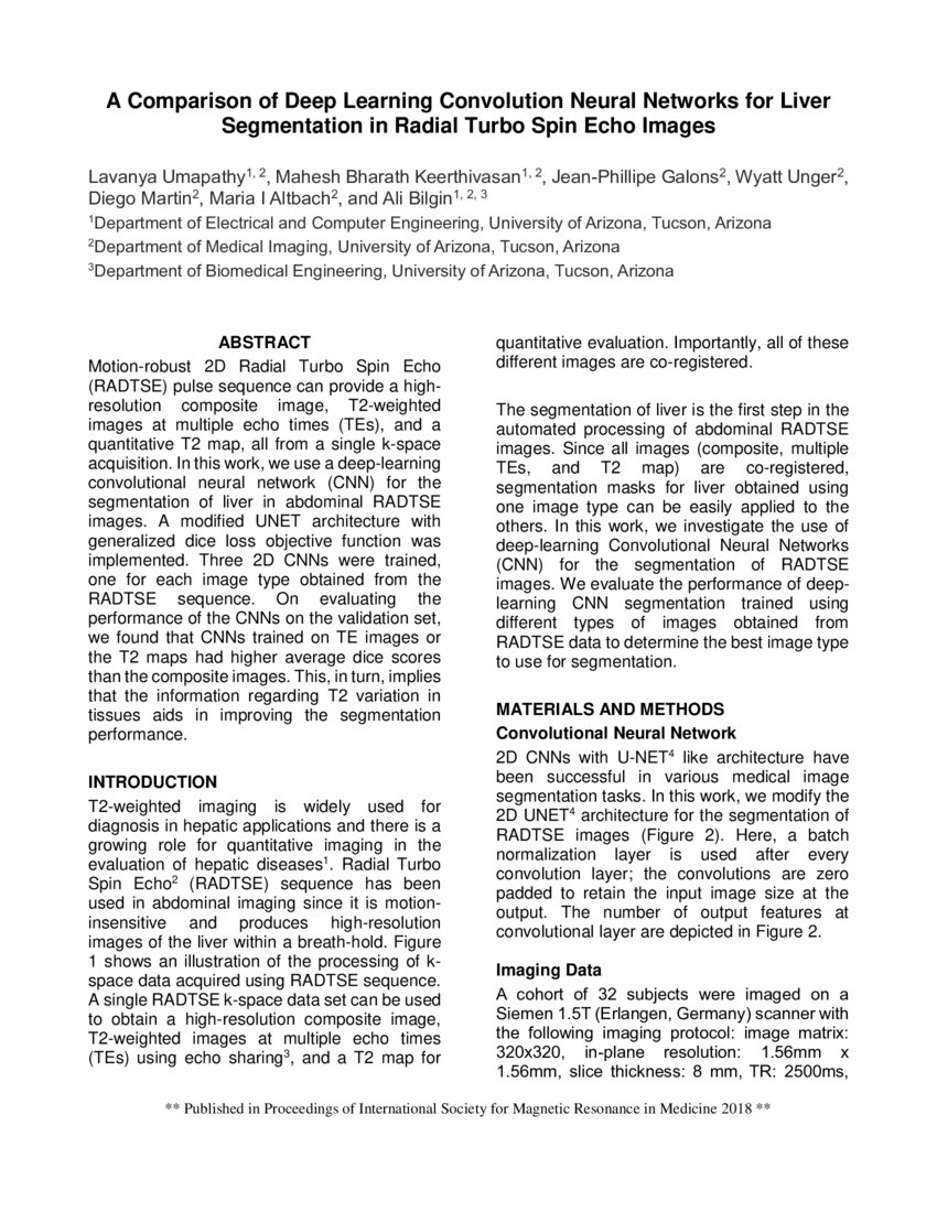 A Comparison of Deep Learning Convolution Neural Networks for Liver ...
