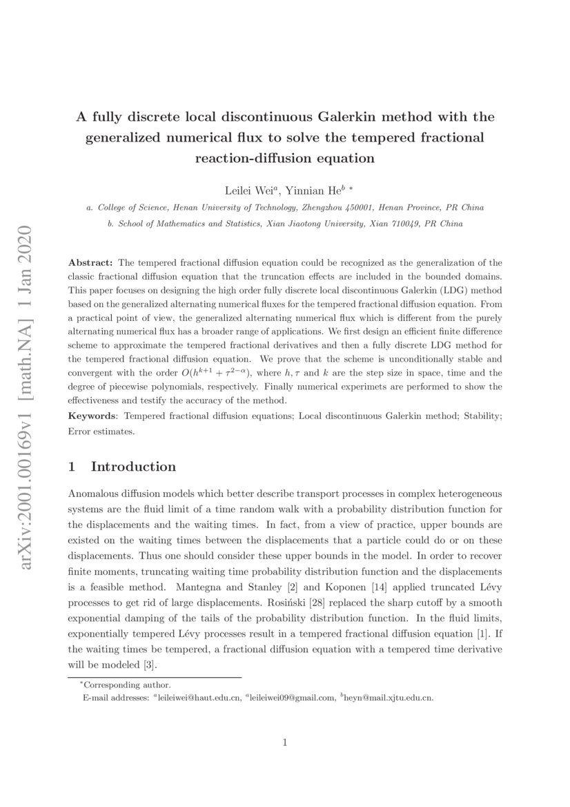 A fully discrete local discontinuous Galerkin method with the ...
