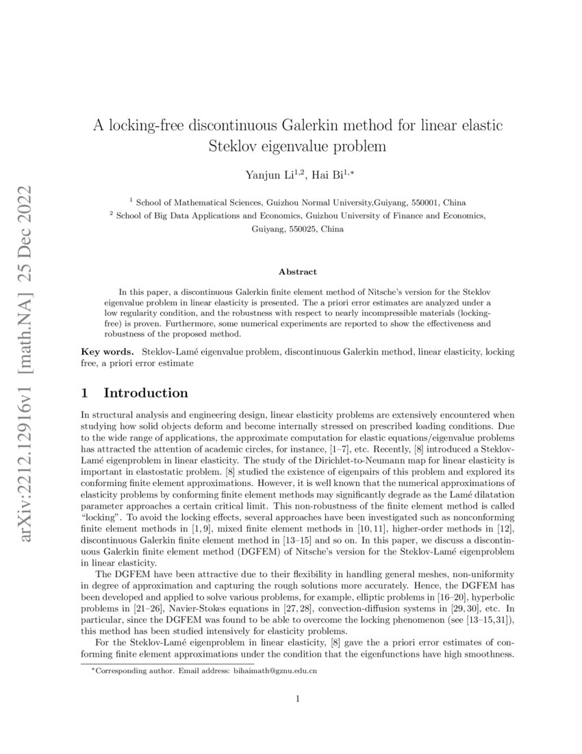 A lockingfree discontinuous Galerkin method for linear elastic Steklov
