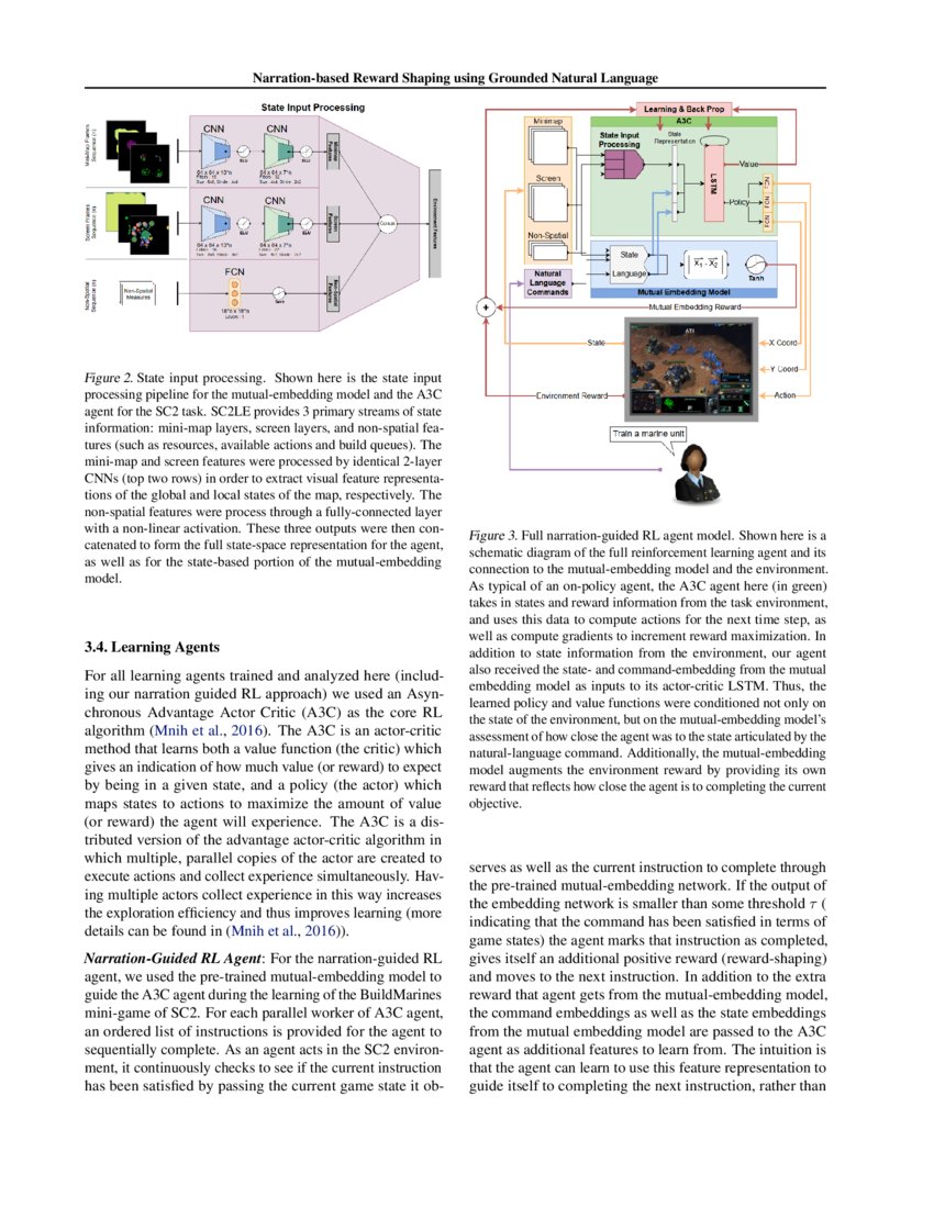 A Narrationbased Reward Shaping Approach using Grounded Natural