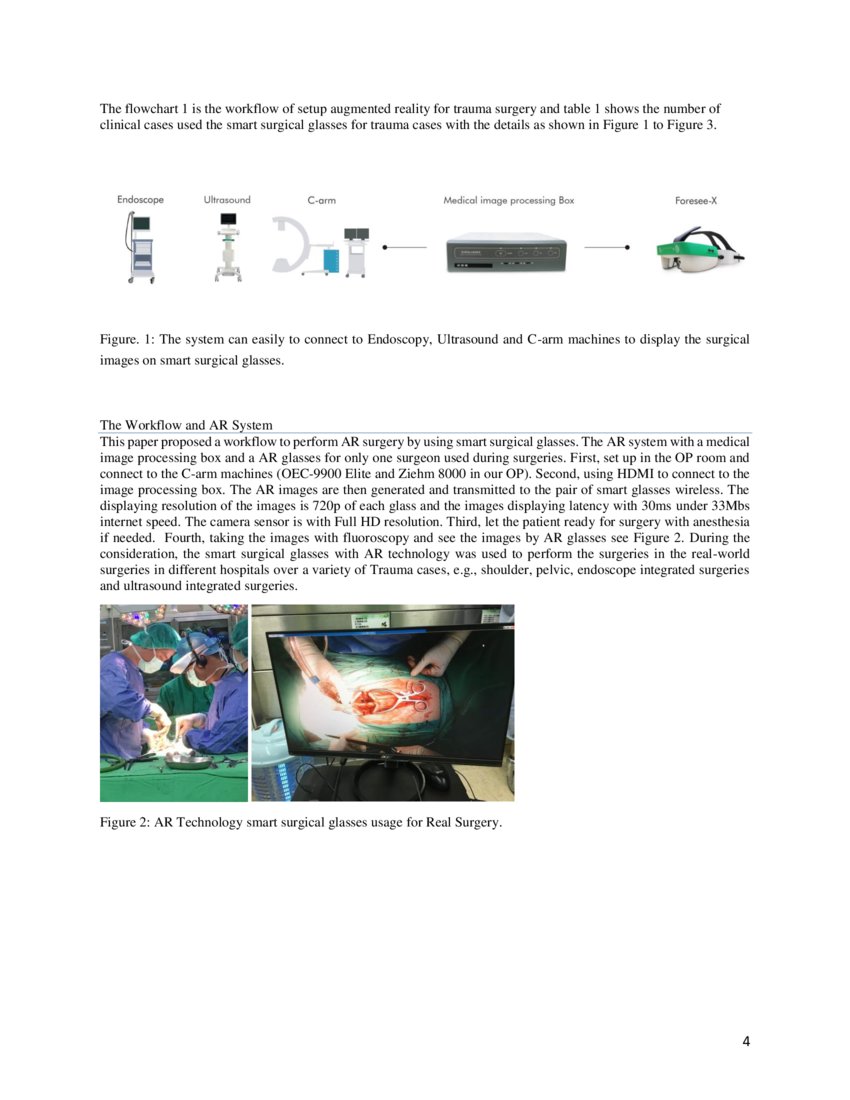 A Novel Approach of using AR and Smart Surgical Glasses Supported