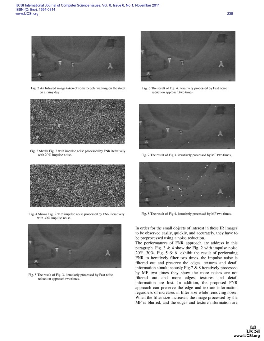 A Novel Approach to Fast Image Filtering Algorithm of Infrared Images