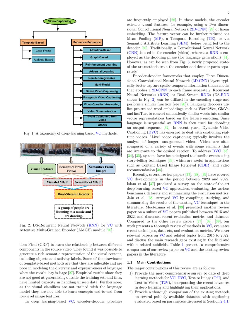A Review of Deep Learning for Video Captioning | DeepAI
