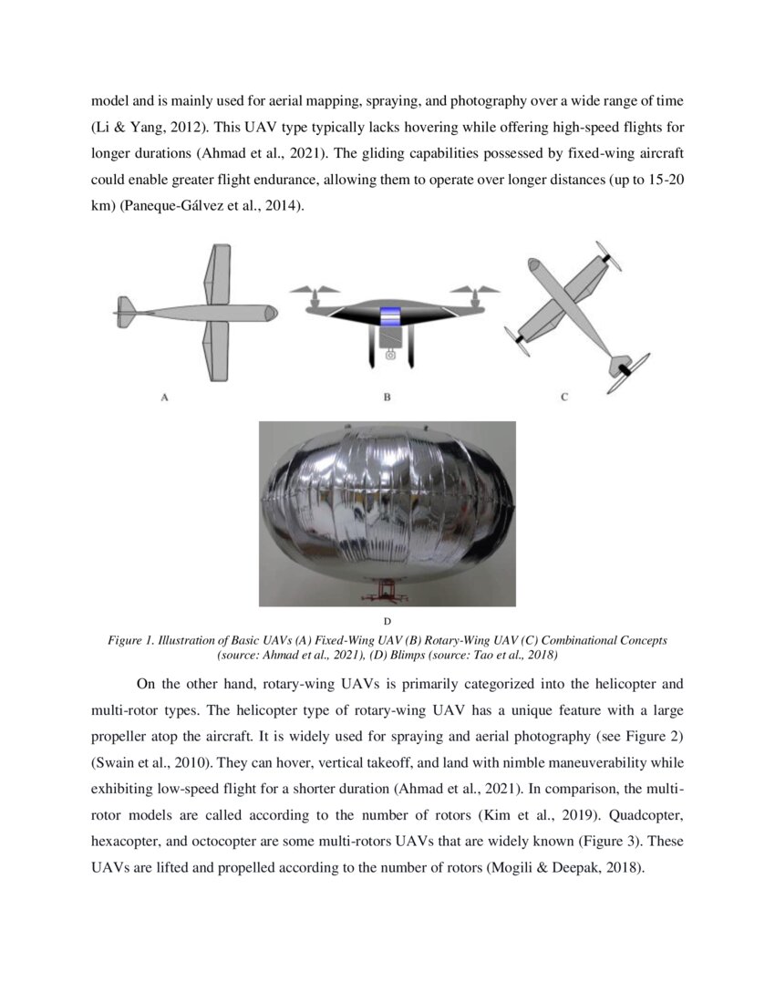 A review of Implementation and Challenges of Unmanned Aerial Vehicles