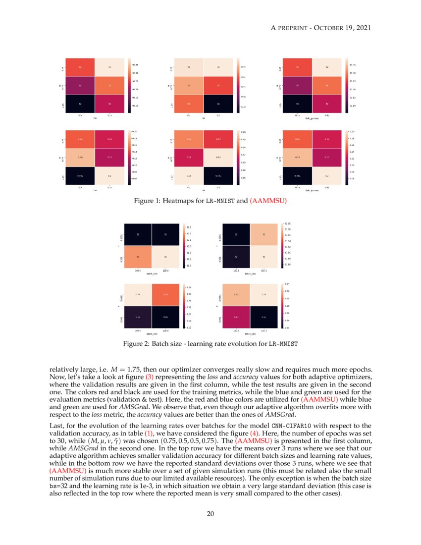 A theoretical and empirical study of new adaptive algorithms with ...