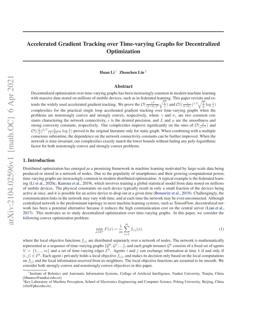 Accelerated Gradient Tracking over Time-varying Graphs for ...