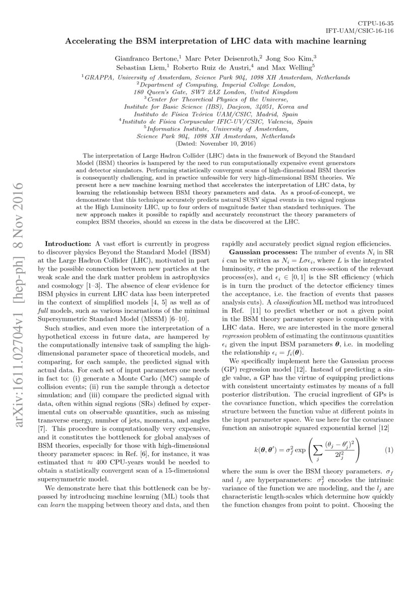 Accelerating the BSM interpretation of LHC data with machine learning