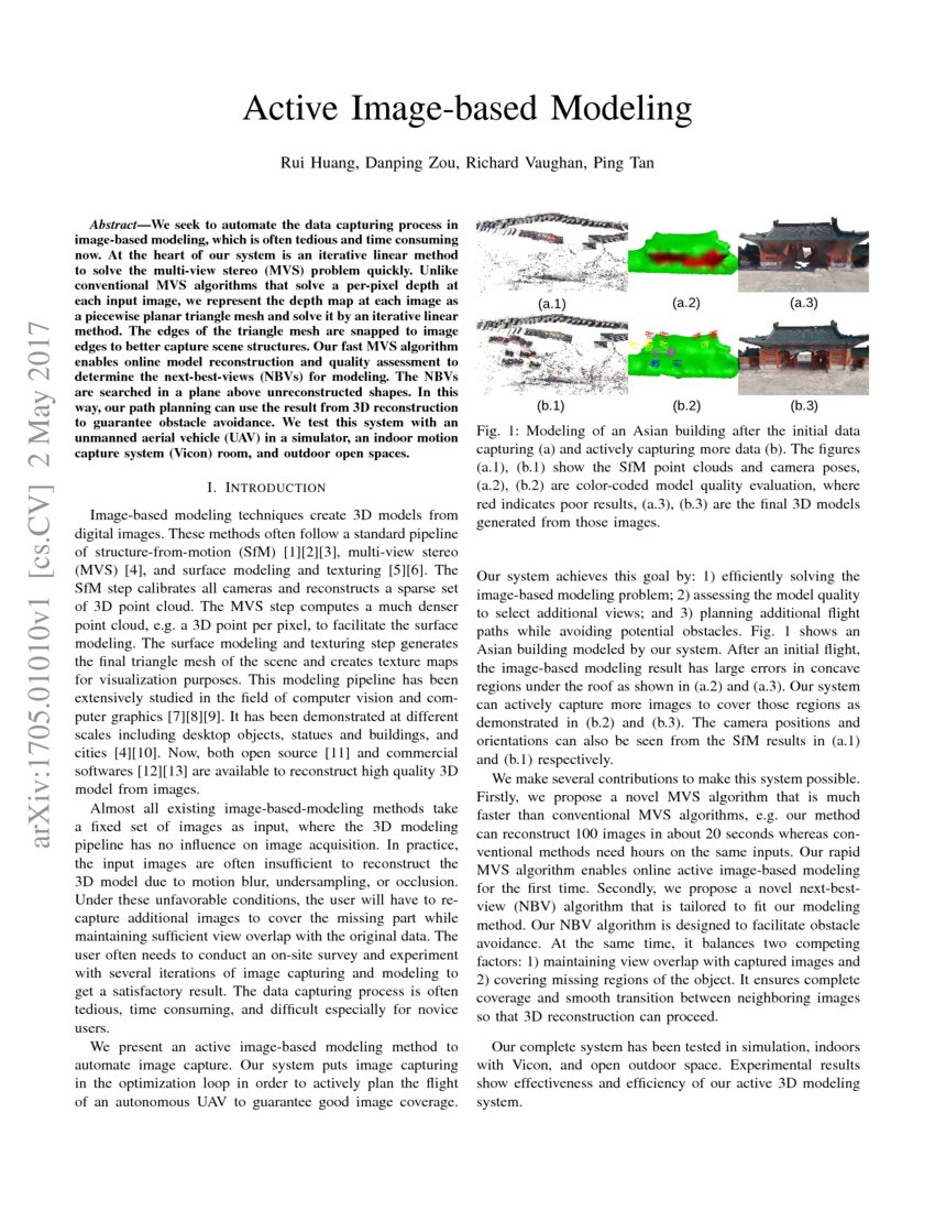 Active Image-based Modeling | DeepAI