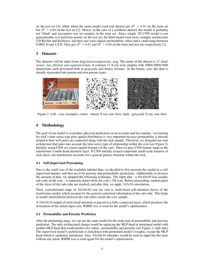 AI for Porosity and Permeability Prediction from Geologic Core XRay