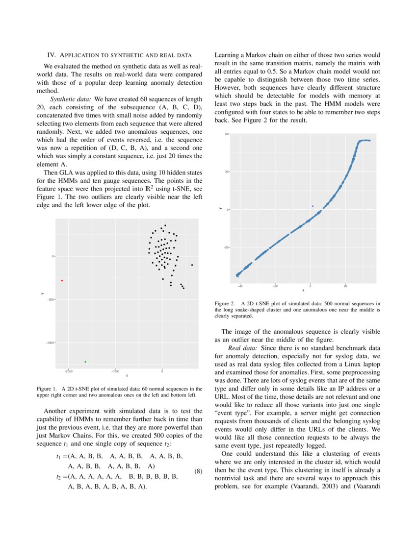 Anomaly Detection with HMM Gauge Likelihood Analysis DeepAI