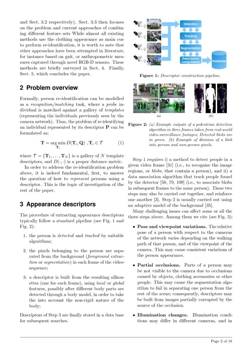 Appearance Descriptors for Person Reidentification a Comprehensive