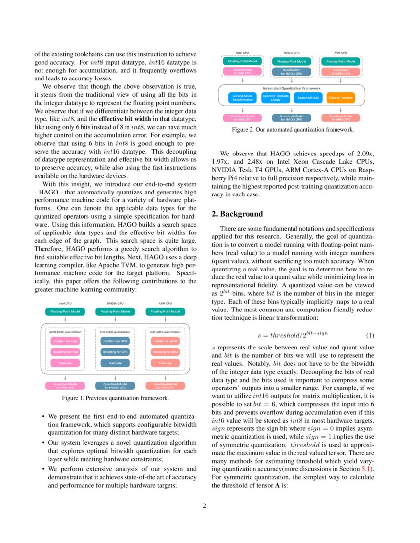 Automated BackendAware PostTraining Quantization DeepAI