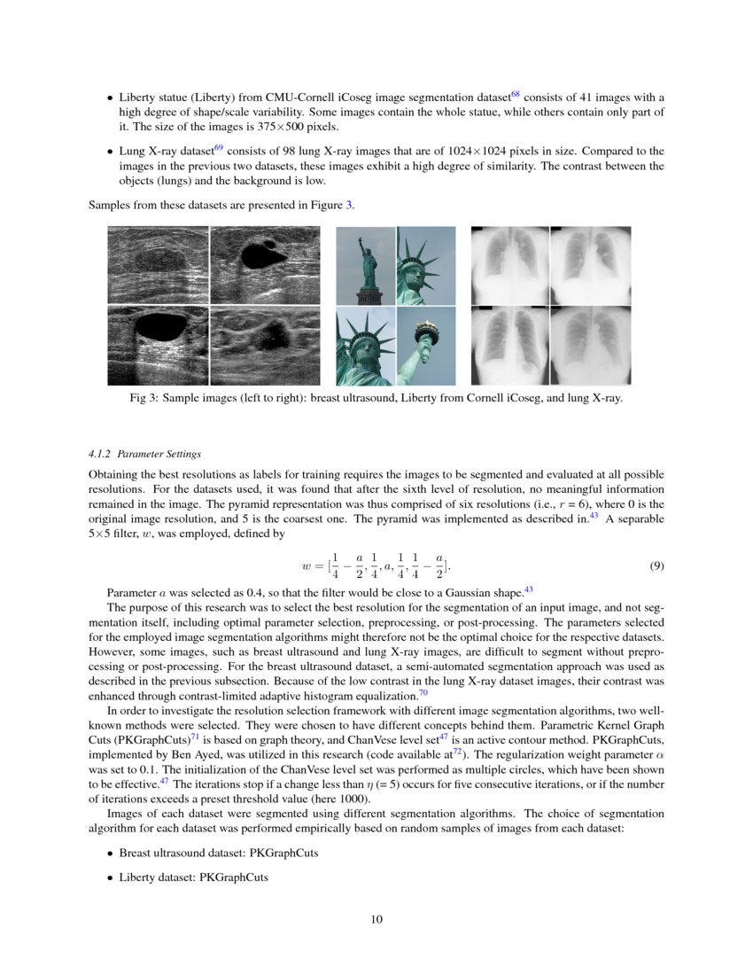Automated Resolution Selection For Image Segmentation Deepai