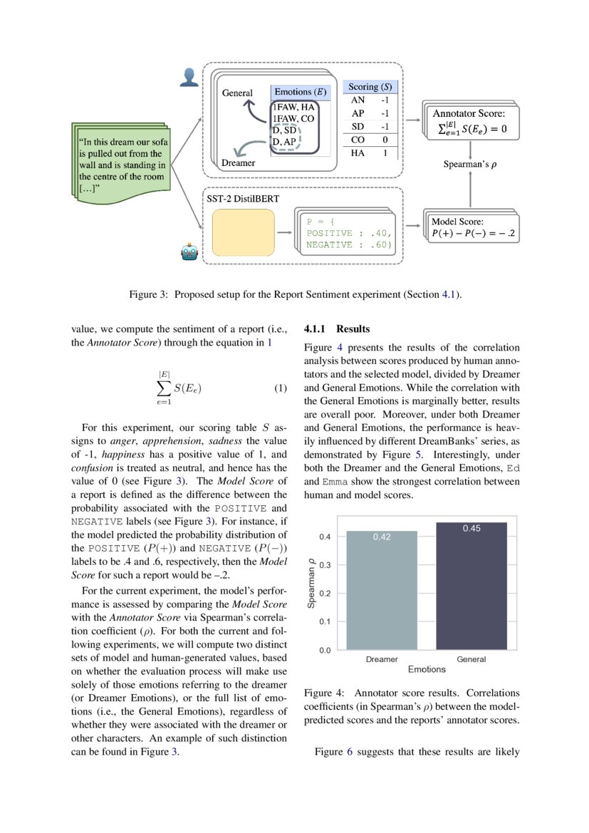 Automatic Scoring of Dream Reports' Emotional Content with Large ...