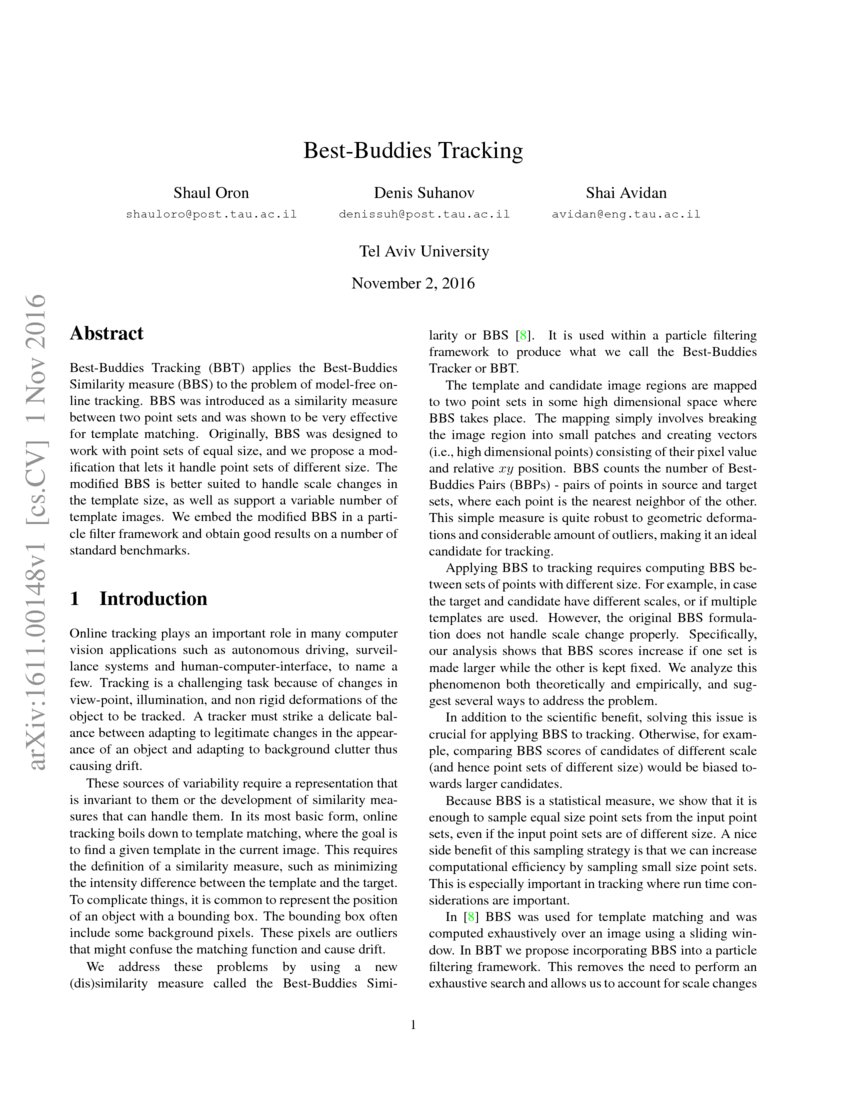 BestBuddies Tracking DeepAI