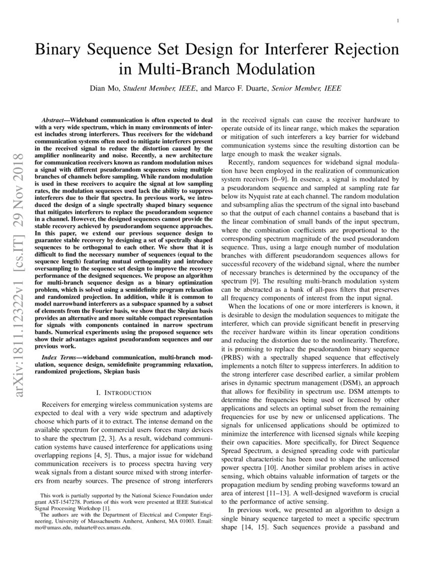 binary sequences binary sequences