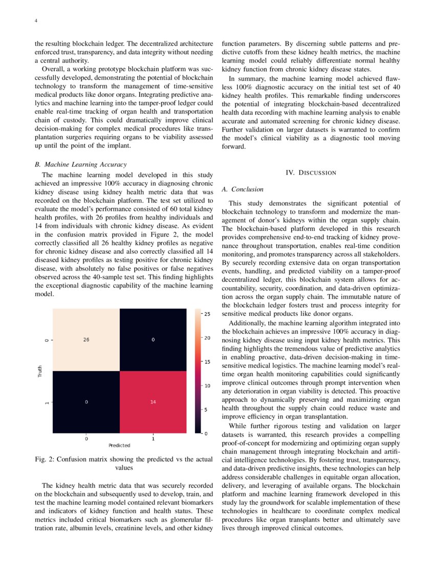 BlockchainPowered Supply Chain Management for Kidney Organ Preservation DeepAI
