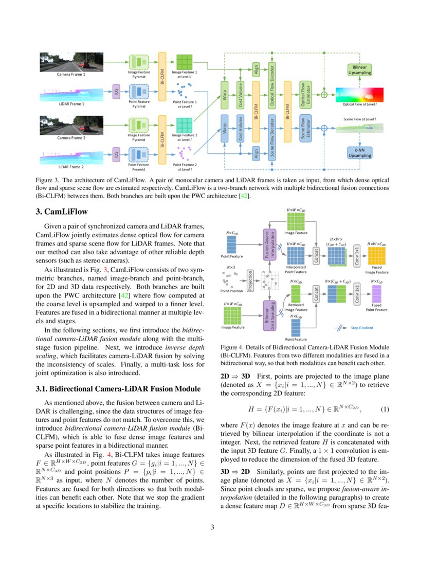 CamLiFlow Bidirectional CameraLiDAR Fusion for Joint Optical Flow and