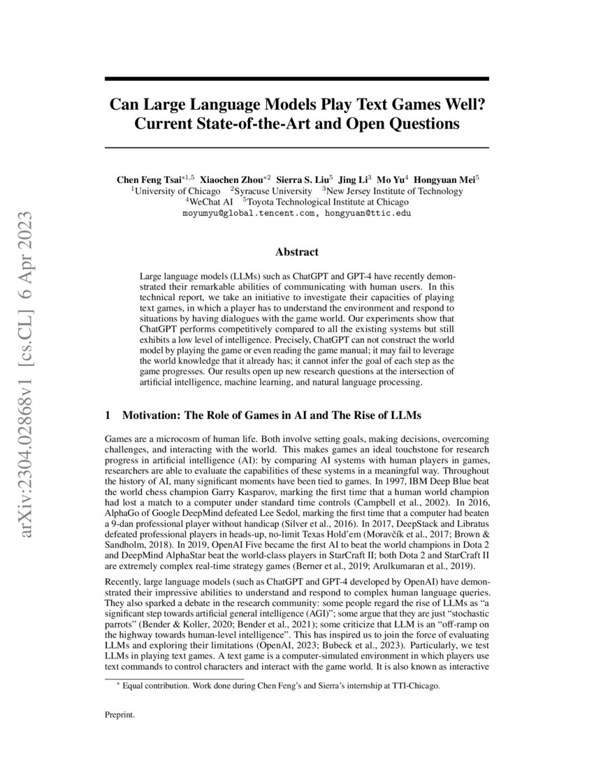 Text Games