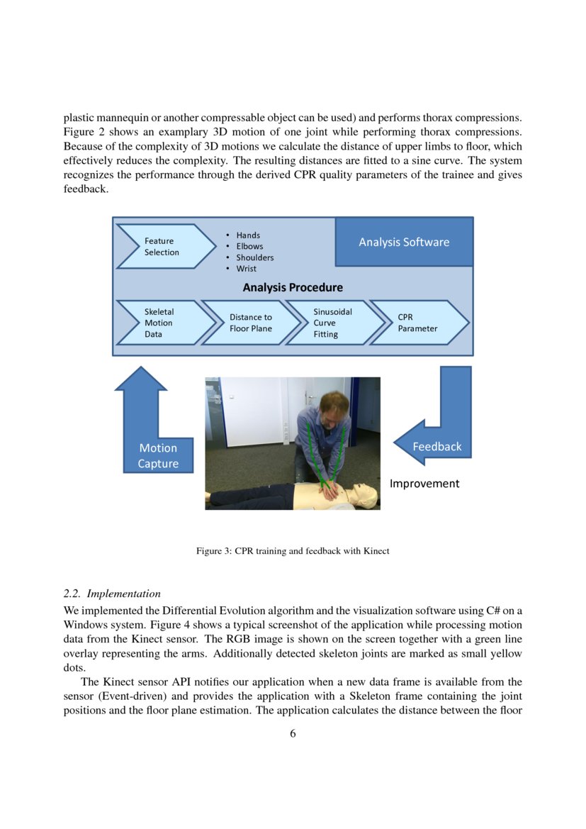 Cardiopulmonary Resuscitation Quality Parameters from Motion Capture