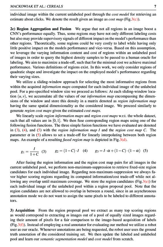 CEREALS CostEffective REgionbased Active Learning for Semantic