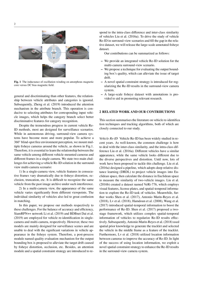 Complete solution for vehicle re id in surround view camera system deepai