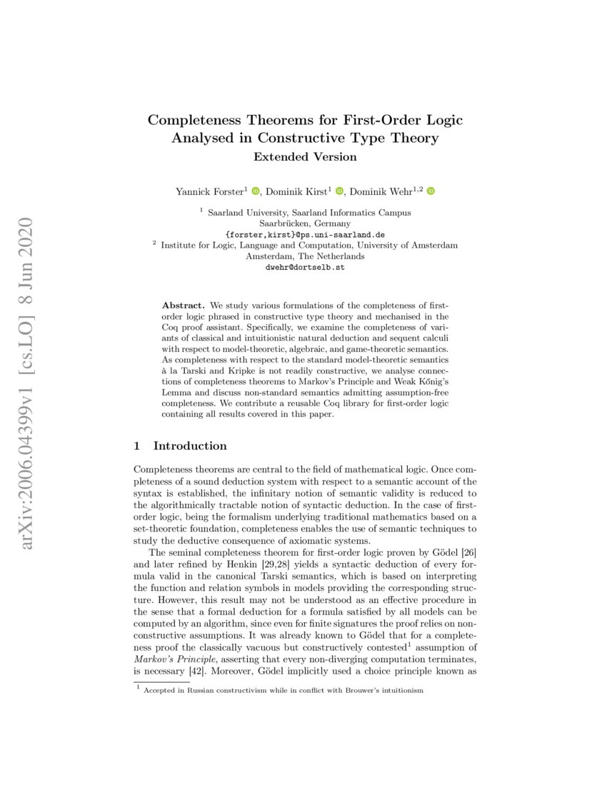 Completeness Theorems for FirstOrder Logic Analysed in Constructive