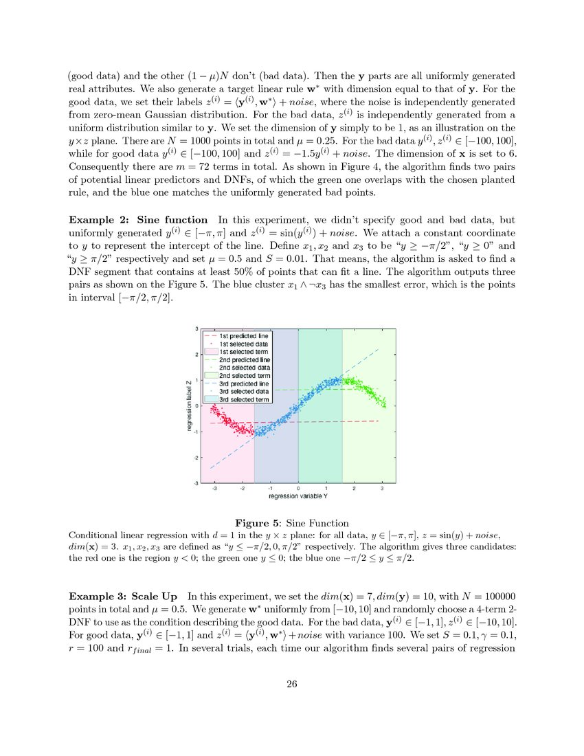 Conditional Linear Regression | DeepAI