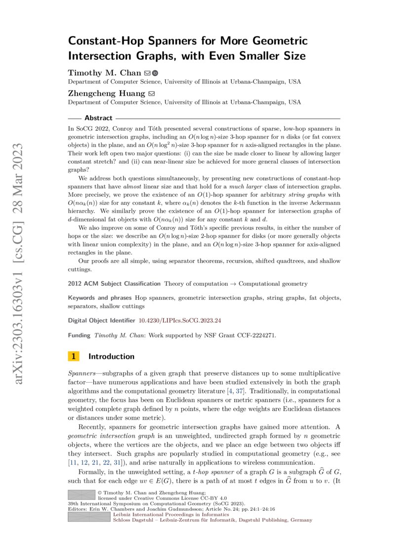 ConstantHop Spanners for More Geometric Intersection Graphs, with Even