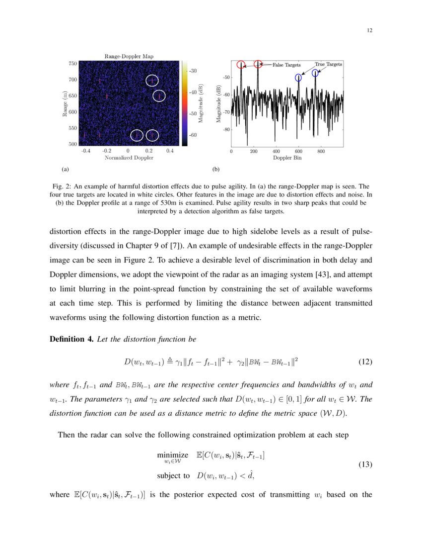 Constrained Contextual Bandit Learning for Adaptive Radar Waveform