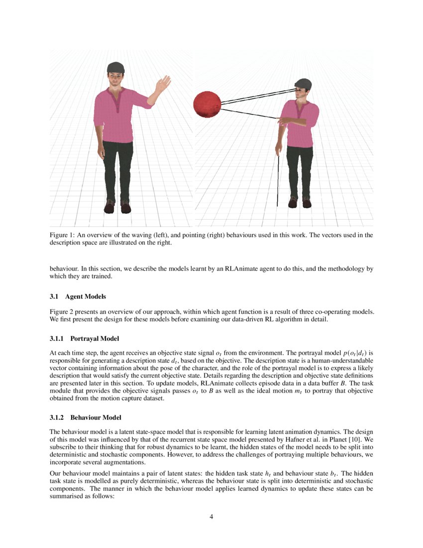 Data-Driven Reinforcement Learning for Virtual Character Animation ...