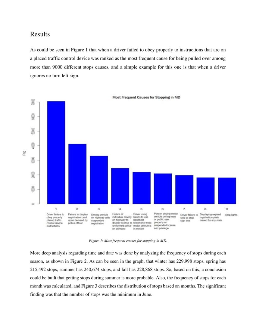 Data Visualization of Traffic Violations in Maryland, U.S DeepAI