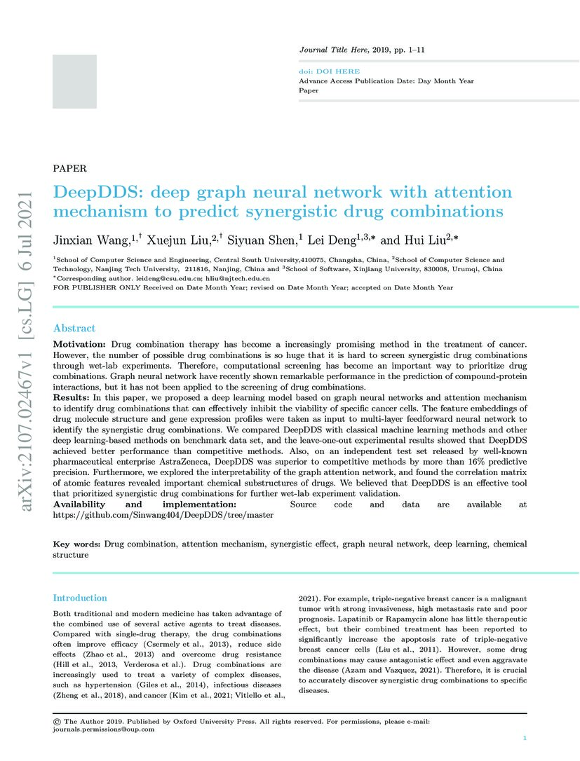 DeepDDS: deep graph neural network with attention mechanism to predict ...