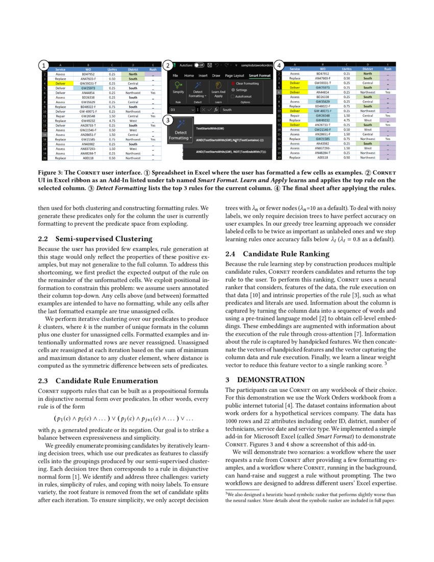 Demonstration of A System For Learning Spreadsheet Formatting