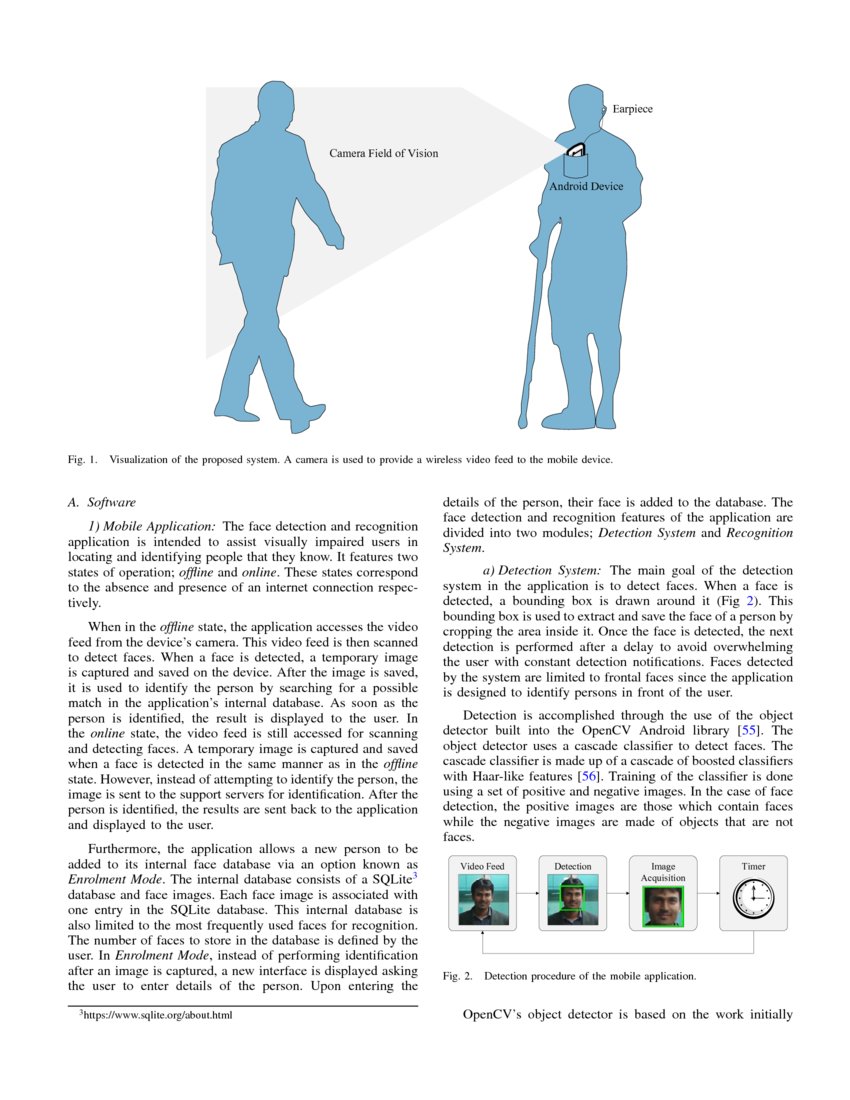 Design of a Mobile Face Recognition System for Visually Impaired ...