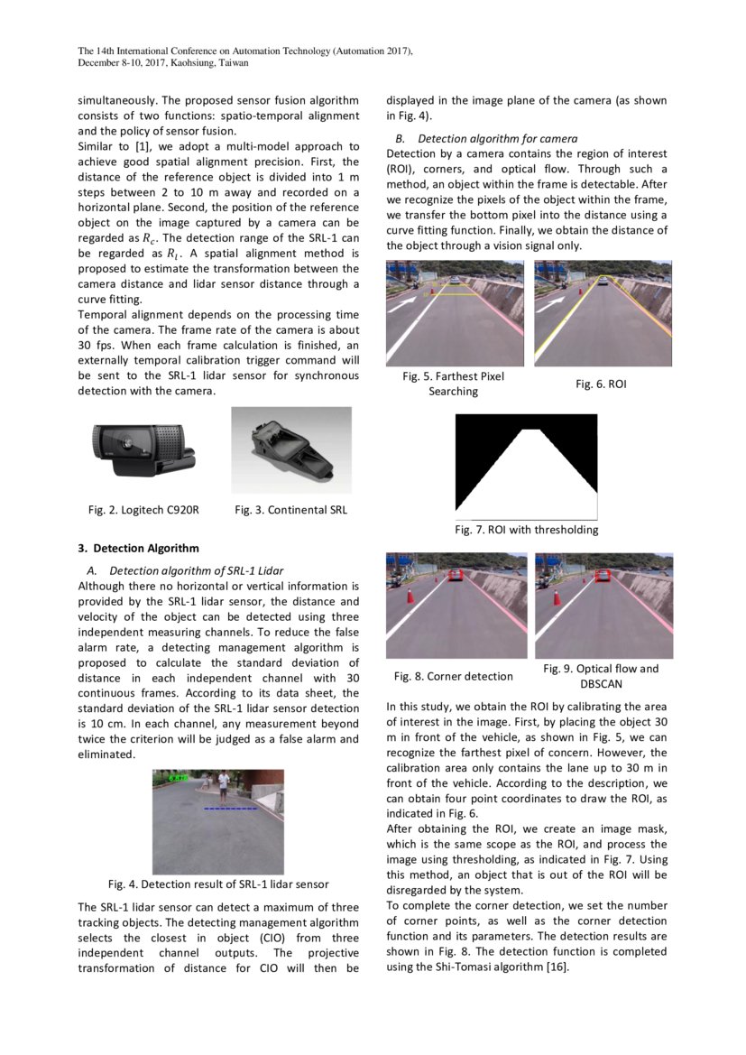 Design of Sensor Fusion Driver Assistance System for Active Pedestrian ...