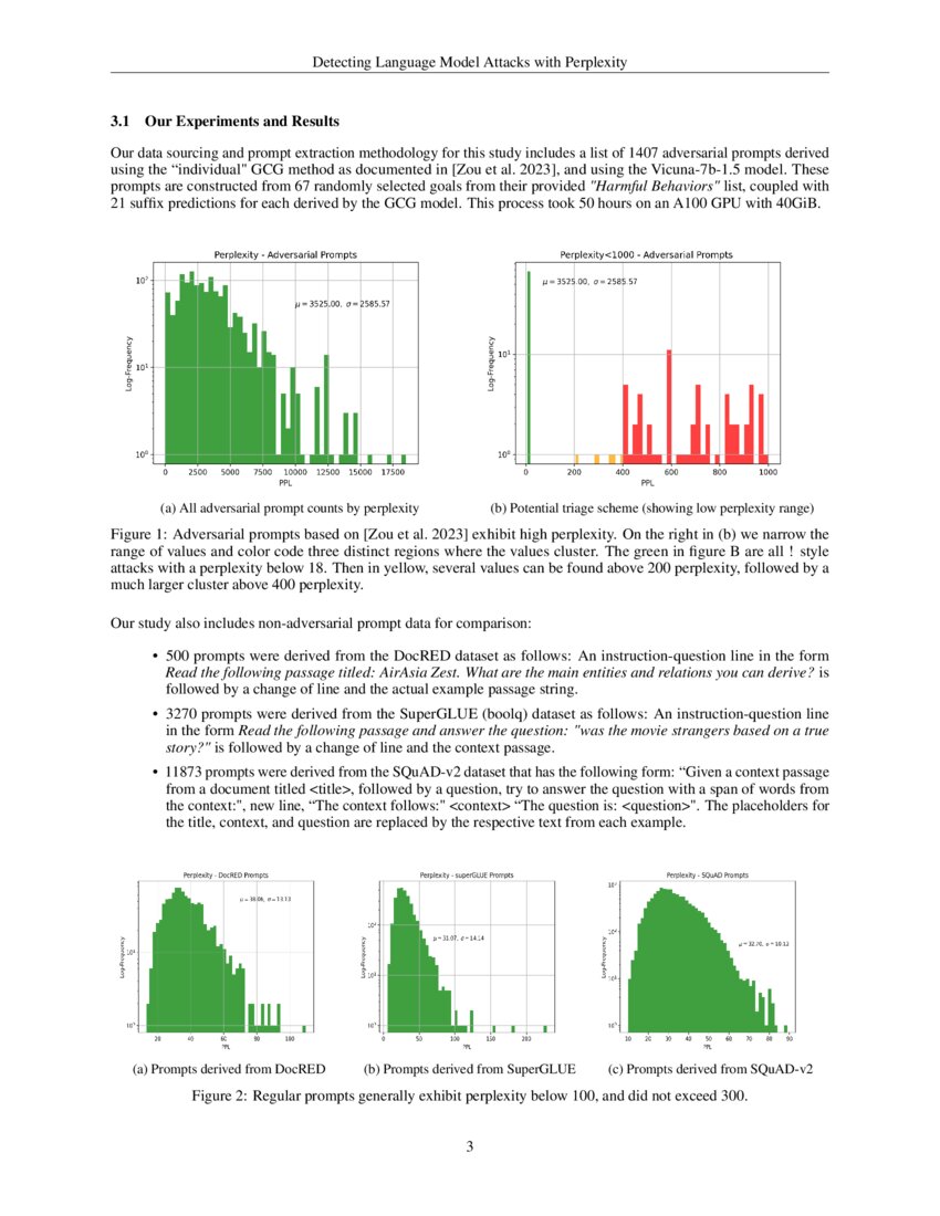Detecting Language Model Attacks with Perplexity DeepAI