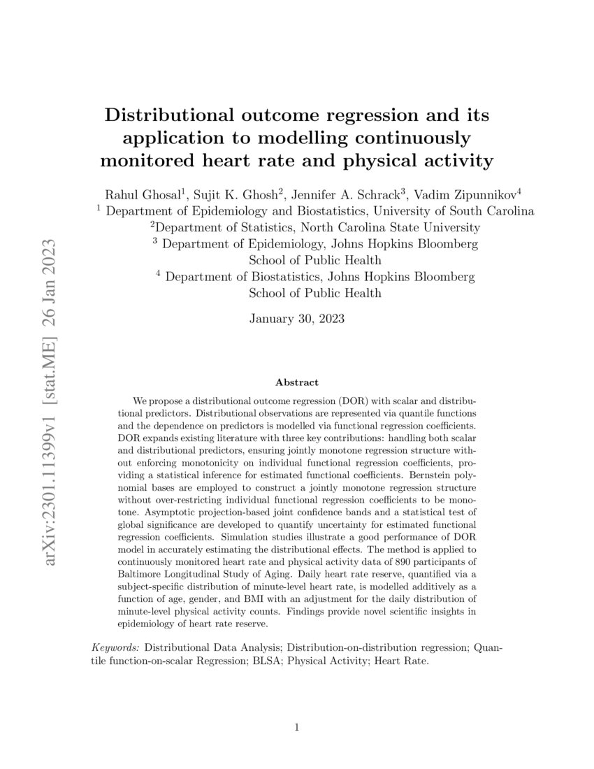Distributional regression and its application to modelling