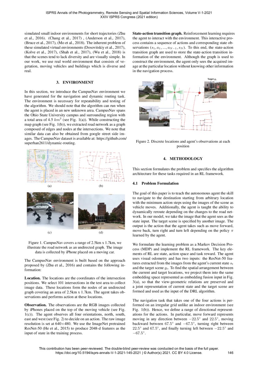 Dynamic Routing for Navigation in Changing Unknown Maps Using Deep 