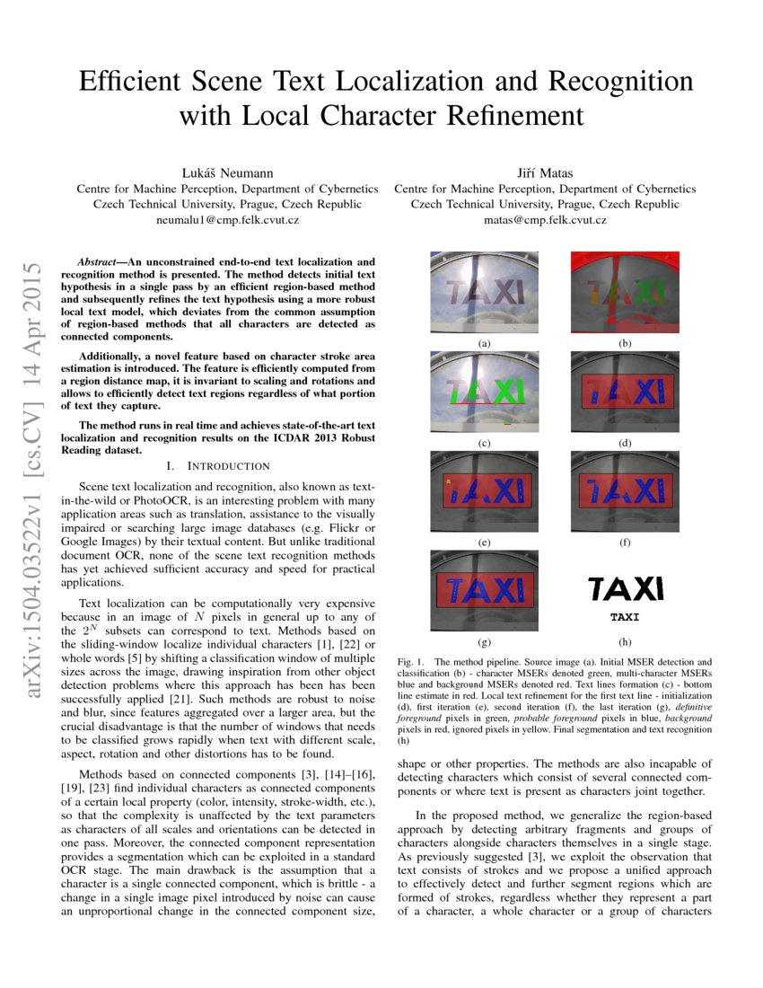 Efficient Scene Text Localization and Recognition with Local Character ...