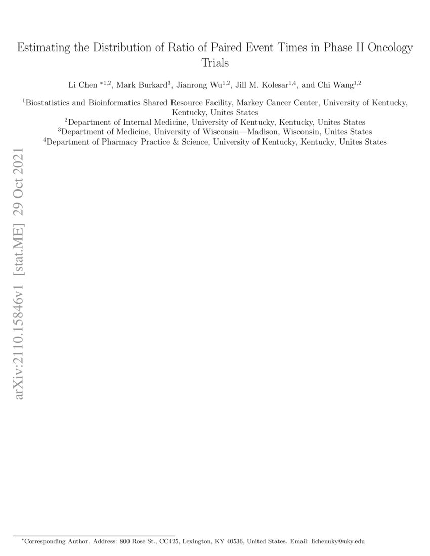 Estimating the Distribution of Ratio of Paired Event Times in Phase II