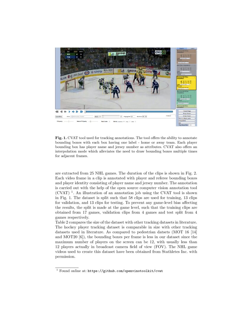 Evaluating deep tracking models for player tracking in broadcast ice